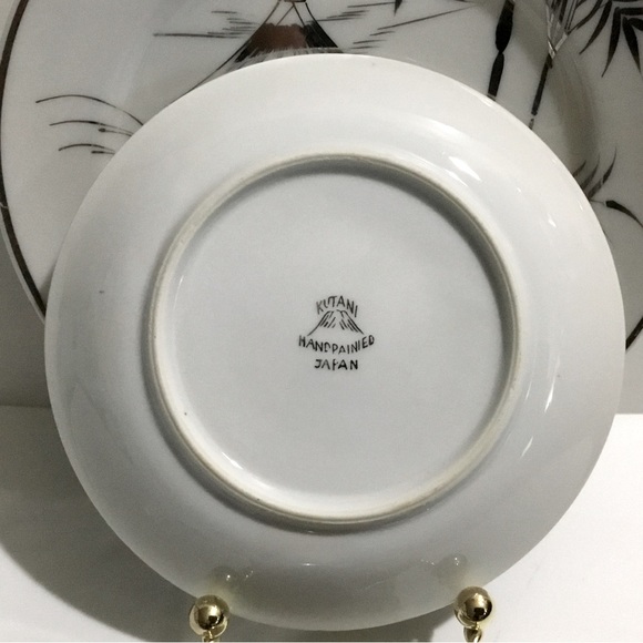 Vintage Kutani Porcelain Lithophane 3 piece set - Picture 11 of 15